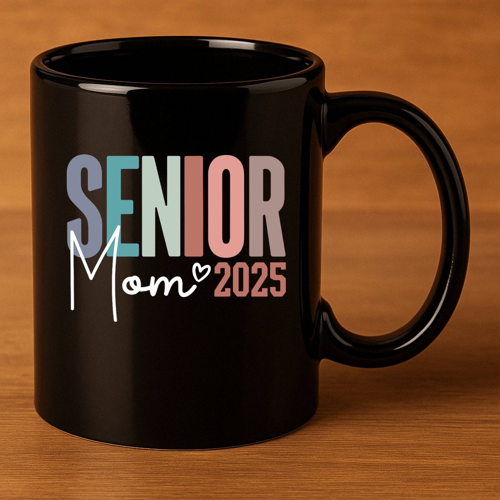 Senior Mom 2025 Class Of 2025 11oz C Handle Ceramic Mug