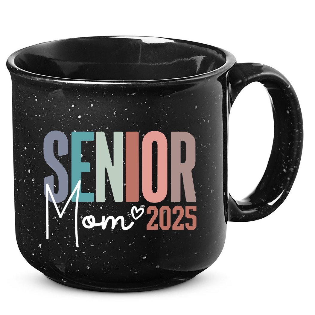 Senior Mom 2025 Class Of 2025 15oz Campfire Ceramic Mug