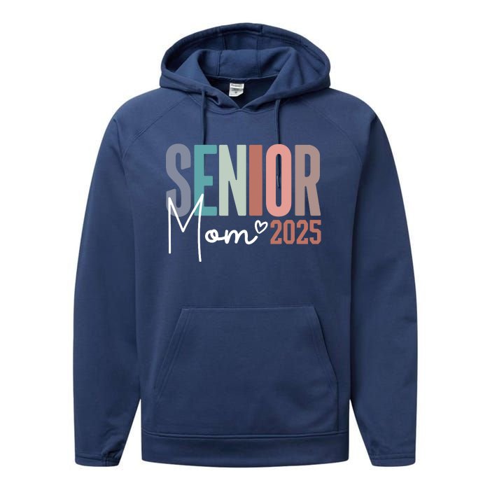 Senior Mom 2025 Class Of 2025 Performance Fleece Hoodie