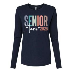 Senior Mom 2025 Class Of 2025 Womens Cotton Relaxed Long Sleeve T-Shirt