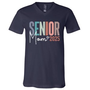 Senior Mom 2025 Class Of 2025 V-Neck T-Shirt