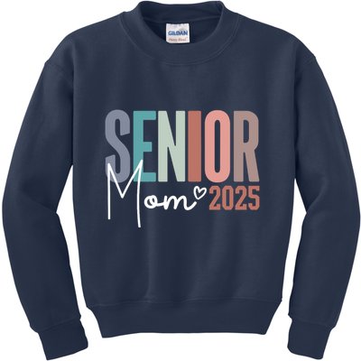 Senior Mom 2025 Class Of 2025 Kids Sweatshirt