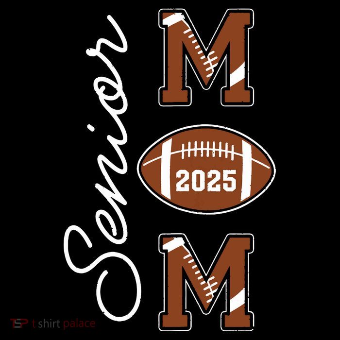 Senior Mom 2025 Football Mommy Class Of 2025 Graduation Flatbill Hat