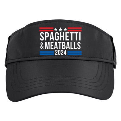 Spaghetti & Meatballs 2024 Pasta Lover Funny Foodie Food Lover Comfort Food Adult Drive Performance Visor