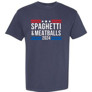 Spaghetti & Meatballs 2024 Pasta Lover Funny Foodie Food Lover Comfort Food Garment-Dyed Heavyweight T-Shirt