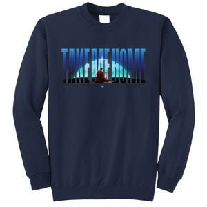 Super Man (2025 Movie) Take Me Home Words Tall Sweatshirt