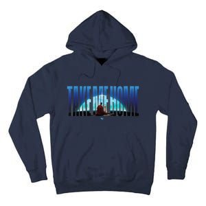 Super Man (2025 Movie) Take Me Home Words Tall Hoodie