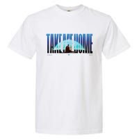 Super Man (2025 Movie) Take Me Home Words Garment-Dyed Heavyweight T-Shirt