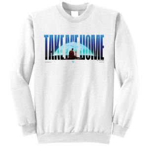 Super Man (2025 Movie) Take Me Home Words Sweatshirt