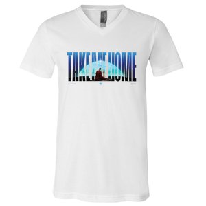 Super Man (2025 Movie) Take Me Home Words V-Neck T-Shirt