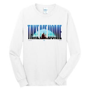 Super Man (2025 Movie) Take Me Home Words Tall Long Sleeve T-Shirt