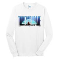 Super Man (2025 Movie) Take Me Home Words Tall Long Sleeve T-Shirt