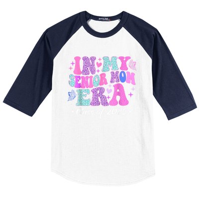 Senior Mom 2025 In My Senior Mom Era Baseball Sleeve Shirt