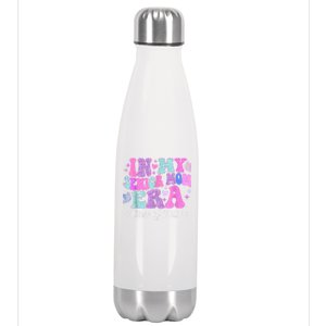 Senior Mom 2025 In My Senior Mom Era Stainless Steel Insulated Water Bottle