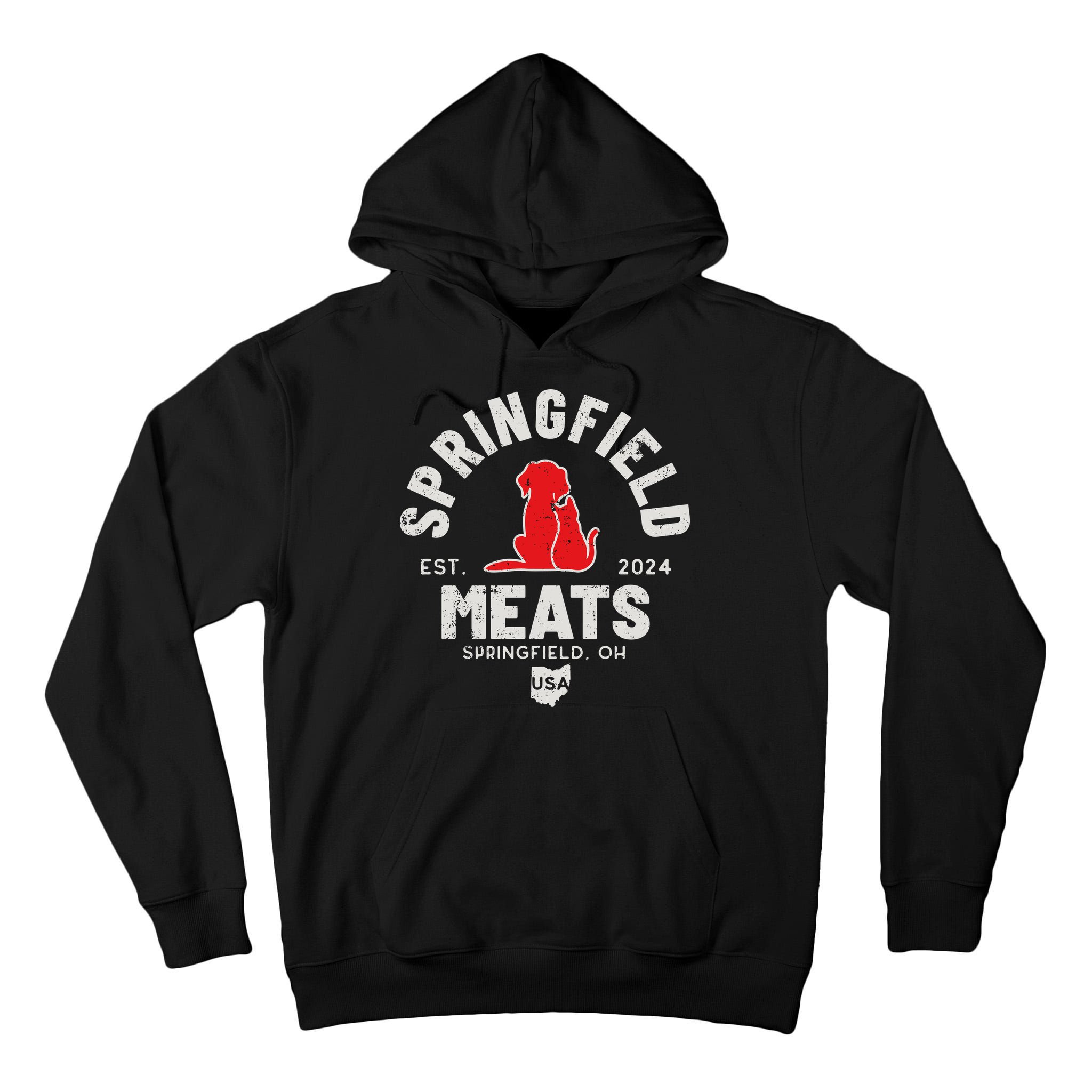 Springfield Meats 2024 They Are Eating The Dogs Tall Hoodie