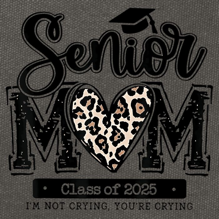 Senior Mom 2025 Cotton Canvas Backpack