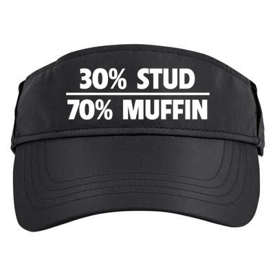 Stud Muffin 30/70 Funny Over 40 Dad Bod Gift Adult Drive Performance Visor