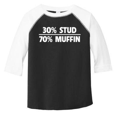 Stud Muffin 30/70 Funny Over 40 Dad Bod Gift Toddler Fine Jersey T-Shirt