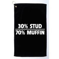 Stud Muffin 30/70 Funny Over 40 Dad Bod Gift Golf Towel