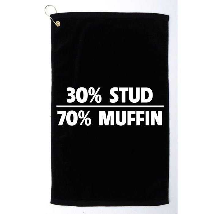 Stud Muffin 30/70 Funny Over 40 Dad Bod Gift Golf Towel