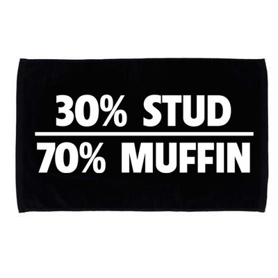 Stud Muffin 30/70 Funny Over 40 Dad Bod Gift Microfiber Hand Towel