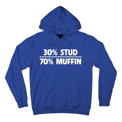 Stud Muffin 30/70 Funny Over 40 Dad Bod Gift Hoodie