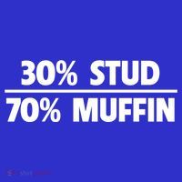 Stud Muffin 30/70 Funny Over 40 Dad Bod Gift T-Shirt