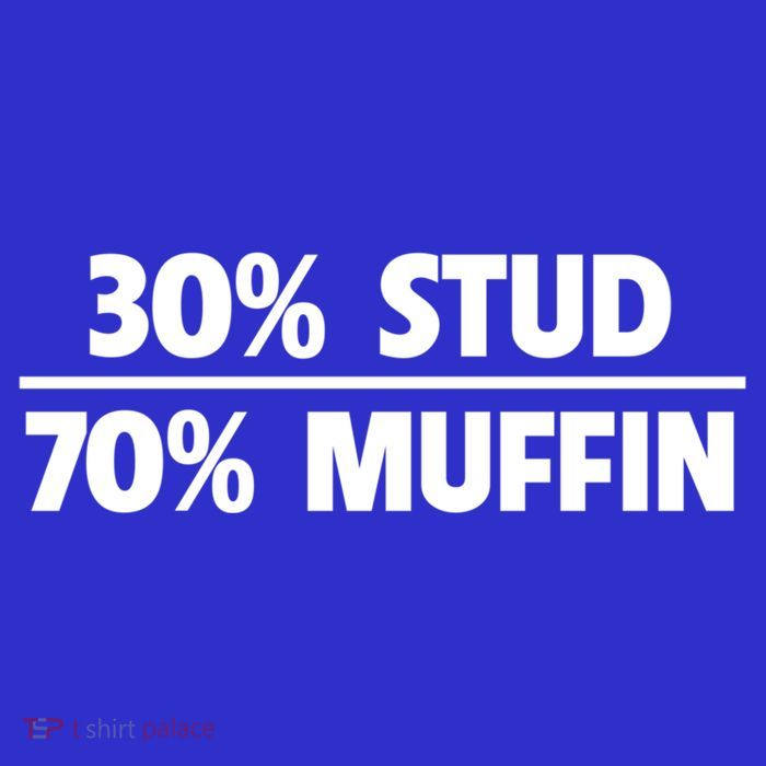Stud Muffin 30/70 Funny Over 40 Dad Bod Gift Tall Sweatshirt