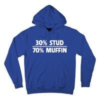 Stud Muffin 30/70 Funny Over 40 Dad Bod Gift Tall Hoodie