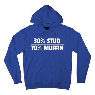 Stud Muffin 30/70 Funny Over 40 Dad Bod Gift Tall Hoodie