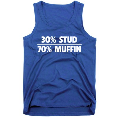 Stud Muffin 30/70 Funny Over 40 Dad Bod Gift Tank Top