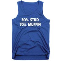 Stud Muffin 30/70 Funny Over 40 Dad Bod Gift Tank Top