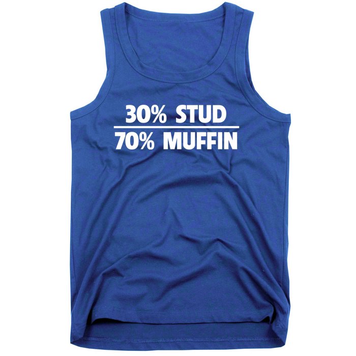 Stud Muffin 30/70 Funny Over 40 Dad Bod Gift Tank Top