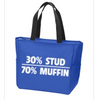 Stud Muffin 30/70 Funny Over 40 Dad Bod Gift Zip Tote Bag