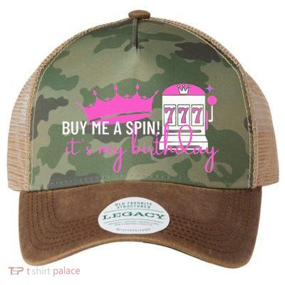 Slot Machine 777 Lucky Birthday Gambling Casino Legacy Tie Dye Trucker Hat