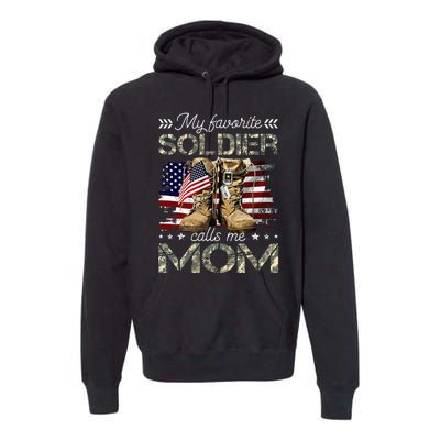 Soldier Mom Army Graduation Mom Premium Hoodie