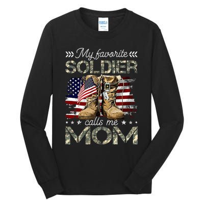 Soldier Mom Army Graduation Mom Tall Long Sleeve T-Shirt