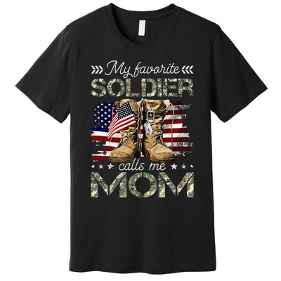 Soldier Mom Army Graduation Mom Premium T-Shirt