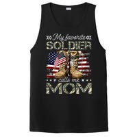 Soldier Mom Army Graduation Mom PosiCharge Competitor Tank