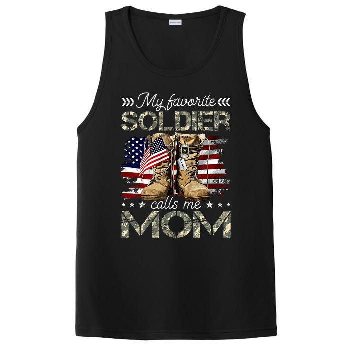 Soldier Mom Army Graduation Mom PosiCharge Competitor Tank