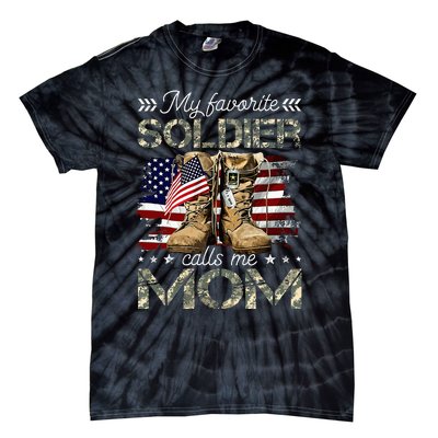 Soldier Mom Army Graduation Mom Tie-Dye T-Shirt