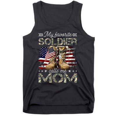 Soldier Mom Army Graduation Mom Tank Top