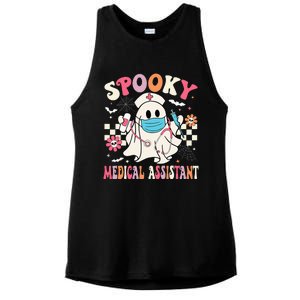 Spooky Medical Assistant Cute Halloween Med Assistant Ladies PosiCharge Tri-Blend Wicking Tank