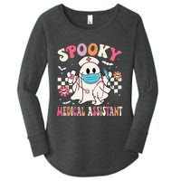 Spooky Medical Assistant Cute Halloween Med Assistant Women's Perfect Tri Tunic Long Sleeve Shirt