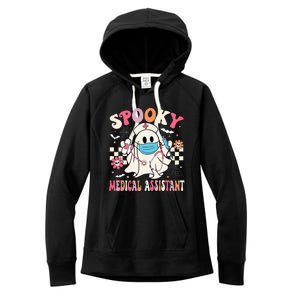 Spooky Medical Assistant Cute Halloween Med Assistant Women's Fleece Hoodie