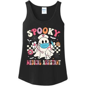 Spooky Medical Assistant Cute Halloween Med Assistant Ladies Essential Tank