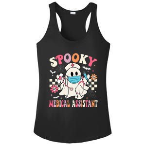 Spooky Medical Assistant Cute Halloween Med Assistant Ladies PosiCharge Competitor Racerback Tank