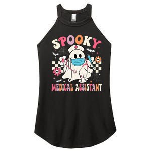 Spooky Medical Assistant Cute Halloween Med Assistant Women's Perfect Tri Rocker Tank