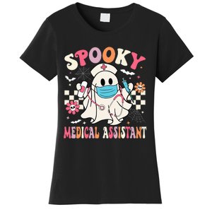 Spooky Medical Assistant Cute Halloween Med Assistant Women's T-Shirt