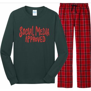 Social Media Approved Quote Long Sleeve Pajama Set